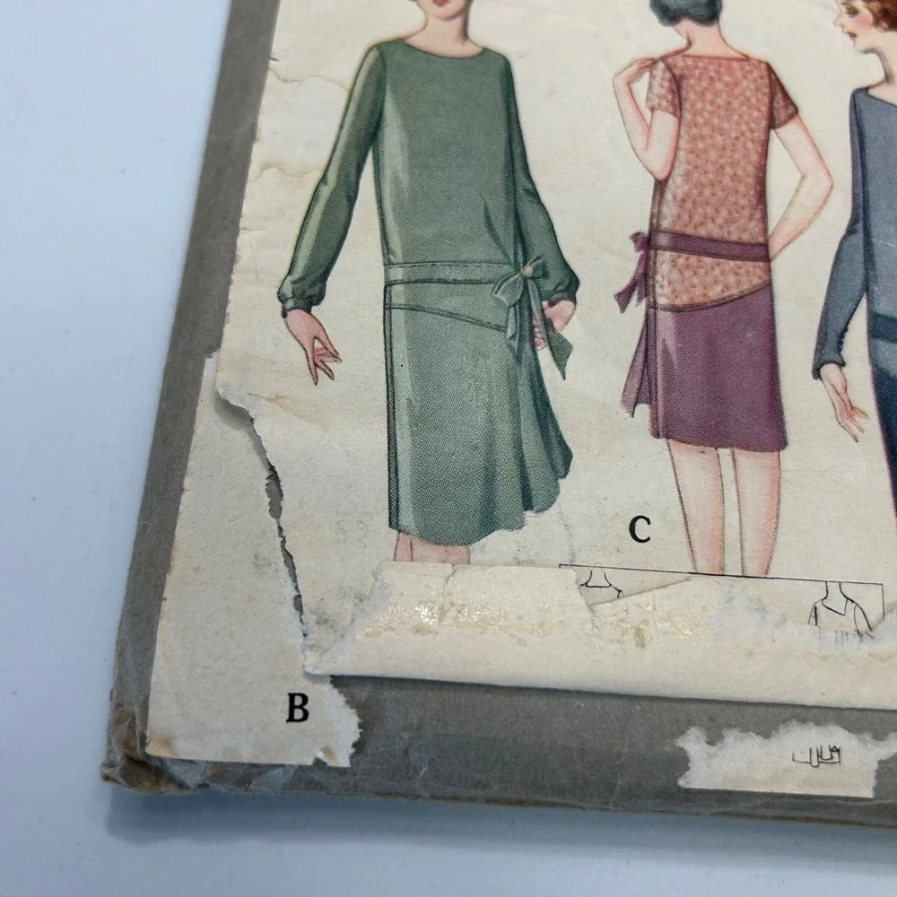 McCall Antique Early 1900's Pattern #5106 Ladies‎ Slip On Dress Size 38 HTF RARE